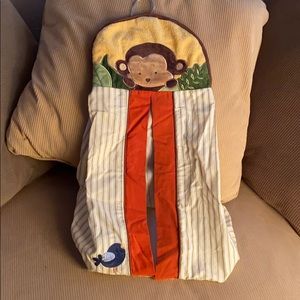 jungle themed monkey diaper stacker!! 🐵